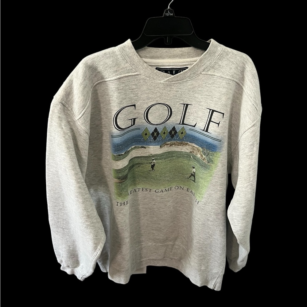 Vintage Golf crewneck sweatshirt Galt Sand 90s oversized men's  XL with no Tag